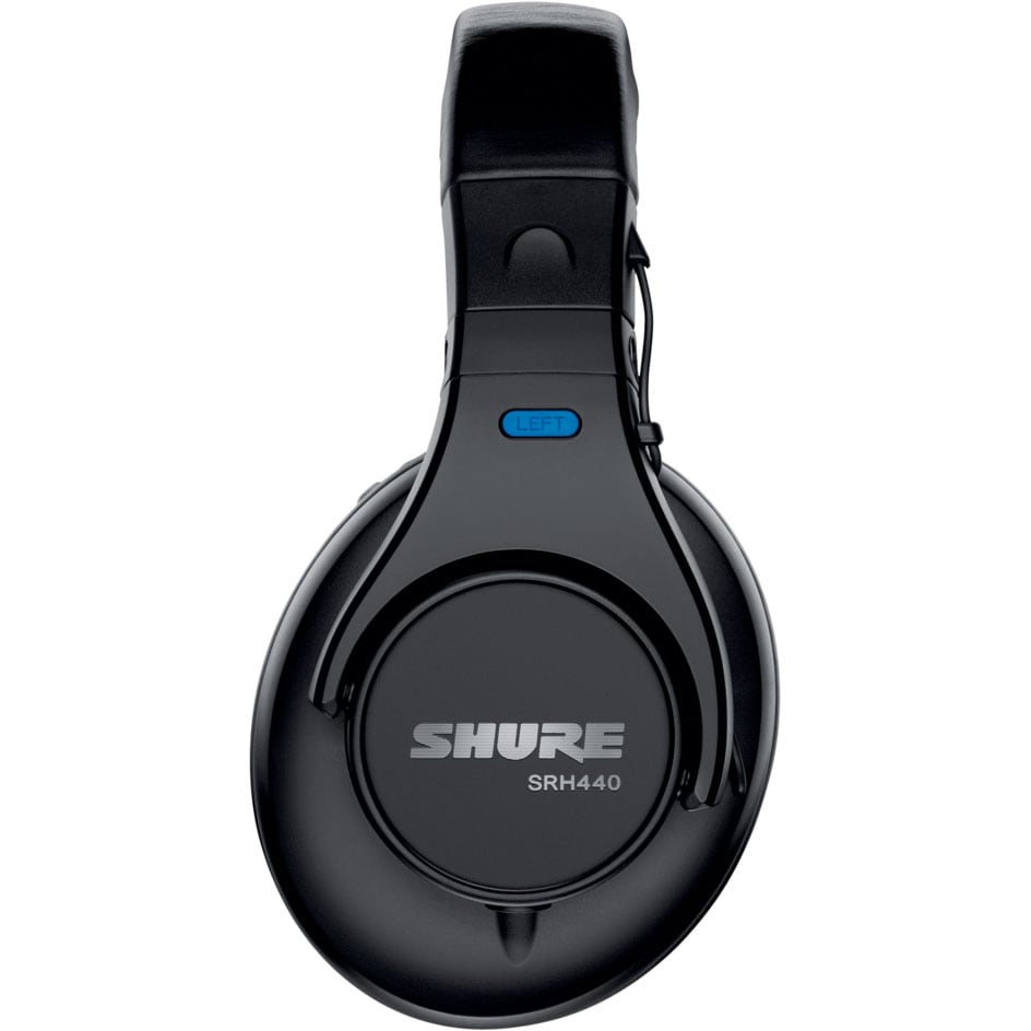 Shure SRH440-BK Professional Closed-back Over-ear Headphones